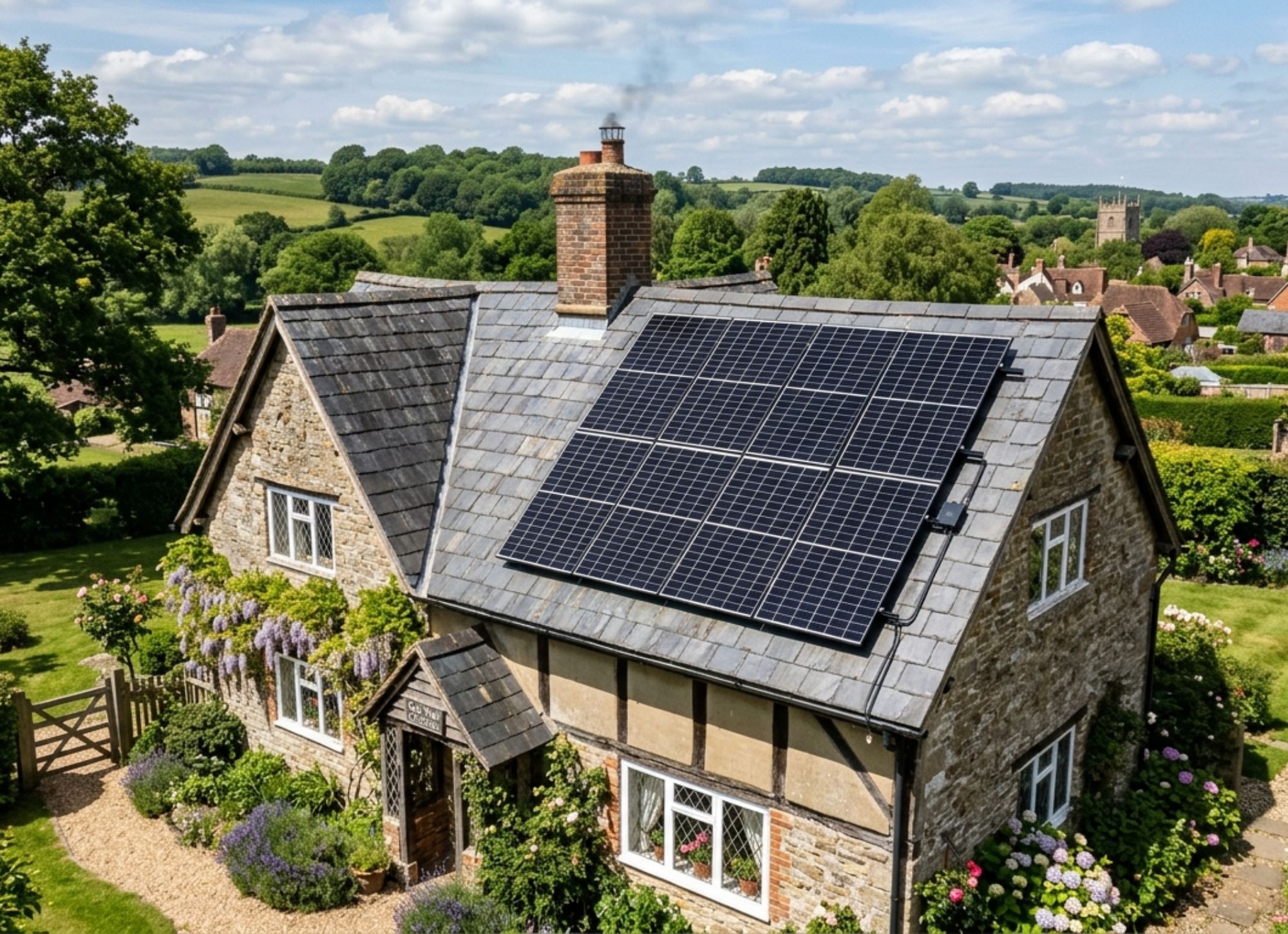 Solar Panels on Slate Roofs